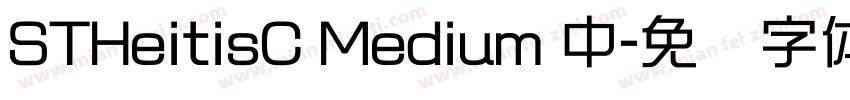 STHeitisC Medium 中字体转换